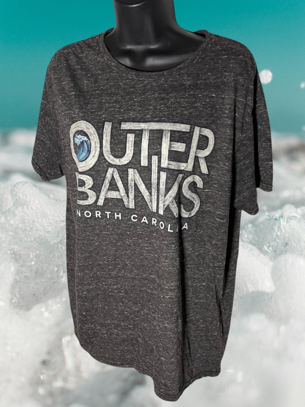 Outer Banks North Carolina Women's Lightweight Short Sleeve T-shirt Size Large